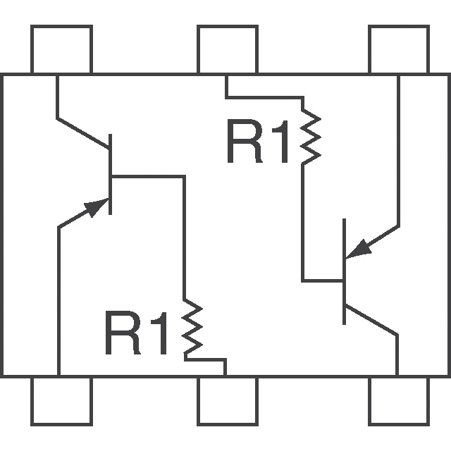 DDA114TU-7-F Diodes Incorporated  Transistoren – Bipolar (BJT) – Arrays vorgespannt
